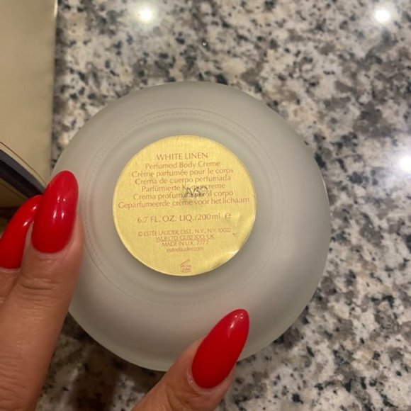 NIB Estee Lauder WHITE LINEN Perfume Body Creme Cream 6.7 oz 200 ml HTF - Picture 7 of 7